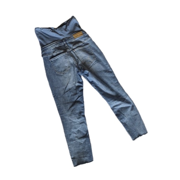 h&m distressed maternity jeans mama maternity size small - Picture 2 of 3